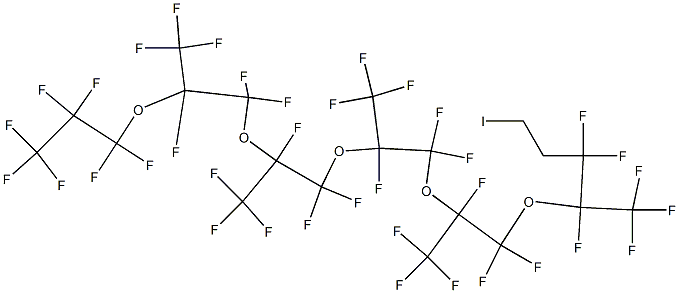 1-IODO-1H,1H,2H,2H-PERFLUORO(4,7,10,13,16-PENTAMETHYL-5,8,11,14,17-PENTAOXAEICOSANE), 95% MIN. 结构式