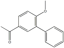 1-(6-METHOXY-1,1''-BIPHENYL-3-YL)ETHANONE 结构式