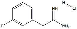 2-(3-FLUORO-PHENYL)-ACETAMIDINE HCL 结构式