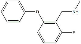 2-氟-N-甲基-6-苯氧基苯甲胺 结构式
