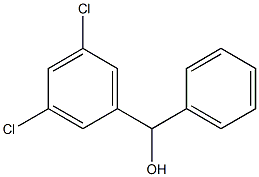 3,5-DICHLOROBENZHYDROL 97% 结构式