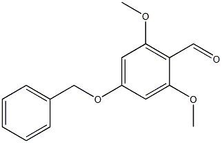 4-BENZYLOXY-2,6-DIMETHOXYBENZALDEHYDE, POLYMER-SUPPORTED, 1. 结构式