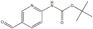 2-(BOC-AMINO)PYRIDINE-5-CARBOXALDEHYDE 结构式