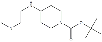 4-(2-DIMETHYLAMINOETHYLAMINO)PIPERIDINE-1-CARBOXYLIC ACID TERT-BUTYL ESTER, 95+% 结构式