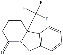 1,2,6,10B-TETRAHYDRO-10B-(TRIFLUOROMETHYL)PYRIDO-[2,1-A]-ISOINDOL-4(3H)-ONE 结构式