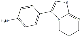 4-(6,7-DIHYDRO-5H-[1,3]THIAZOLO[3,2-A]PYRIMIDIN-3-YL)ANILINE 结构式