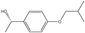 (1S)-1-(4-ISOBUTOXYPHENYL)ETHANOL 结构式