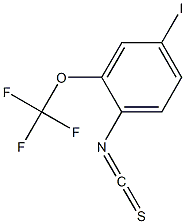 4-IODO-2-TRIFLUOROMETHOXYPHENYLISOTHIOCYANATE 97% 结构式