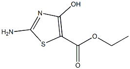 2-AMINO-4-HYDROXYTHIAZOLE-5-CARBOXYLIC ACID ETHYL ESTER, 95+% 结构式