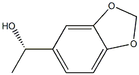 (1S)-1-(1,3-BENZODIOXOL-5-YL)ETHANOL 结构式