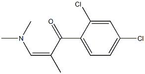 2-[(DIMETHYLAMINO)METHYLENE]-3-OXO-3-(2,4-DICHLOROPHENYL)PROPANE, 95+% 结构式