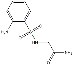 2-{[(2-AMINOPHENYL)SULFONYL]AMINO}ACETAMIDE 结构式