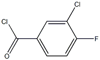 4-FLUORO-3-CHLORO BENZOYL CHLORIDE, 99+% 结构式