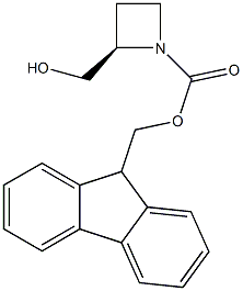 (R)-1-FMOC-2-AZETIDINEMETHANOL 结构式