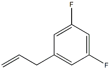 3-(3,5-DIFLUOROPHENYL)-1-PROPENE 97% 结构式