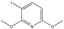 3-Iodo-2,6-dimethoxypyridine 结构式