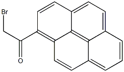 2-bromoacetylpyrene 结构式