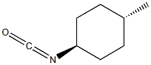 trans-4-Methulcyclohexyl Isocyanate 结构式