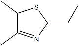 2-ETHYL-4,5-DIMETHYL-3-THIAZOLINE 结构式