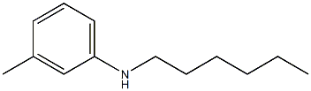 N-HEXYL-M-TOLUIDINE 结构式