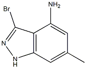 3-BROMO-6-METHYL-4-AMINOINDAZOLE 结构式