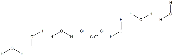 COBALT(II) CHLORIDE HEXAHYDRATE PURE 结构式