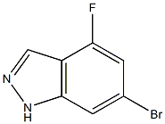 6-BROMO-4-FLUOROINDAZOLE 结构式