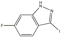 6-FLUORO-3-IODOINDAZOLE 结构式