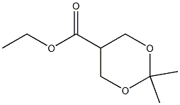 2,2-dimethyl-5-carbethoxy-1,3-dioxane 结构式