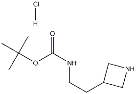 (2-Azetidin-3-yl-ethyl)-carbamic acid tert-butyl esterHCl 结构式