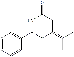 4-(1-Methylethylidene)-6-Phenylpiperidin-2-One 结构式