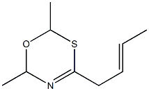 4-[(2E)-But-2-Enyl]-2,6-Dimethyl-6H-1,3,5-Oxathiazine 结构式