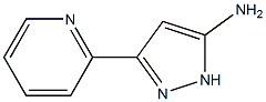 3-(PYRIDIN-2-YL)-1H-PYRAZOL-5-AMINE 结构式