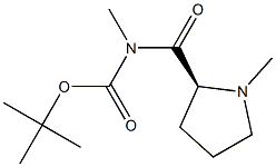 (S)-N-BOC-N,N-DIMETHYL-L-PROLINAMIDE 结构式