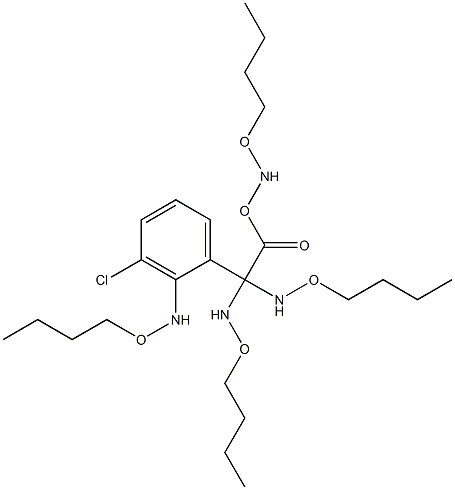 TET-BUTOXY AMINO (3-CHLOROPHENYL)ACETIC ACID 结构式