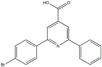 2-(4-bromophenyl)-6-phenylpyridine-4-carboxylic acid 结构式