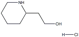 2-(PIPERIDIN-2-YL)ETHANOL HYDROCHLORIDE 结构式