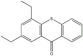 2,4-DIETHYLTHINOXANTHONE 结构式