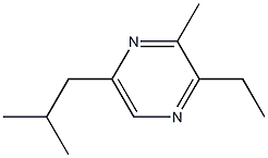 2-METHYL-3-ETHYL-6-ISOBUTYLPYRAZINE 结构式