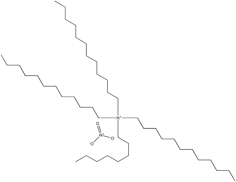 TRIDODECYLOCTYLAMMONIUM NITRATE 结构式