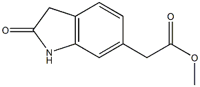 methyl 2-(2-oxoindolin-6-yl)acetate 结构式