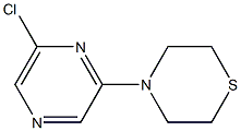 4-(6-CHLORO-PYRAZIN-2-YL)-THIOMORPHOLINE 结构式