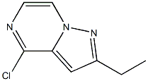 4-CHLORO-2-ETHYLPYRAZOLO[1.5-A]PYRAZINE 结构式