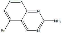 5-BROMOQUINAZOLIN-2-AMINE 结构式