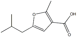 5-ISOBUTYL-2-METHYL-3-FUROIC ACID 结构式