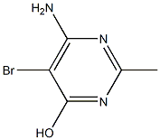 6-AMINO-5-BROMO-2-METHYL-PYRIMIDIN-4-OL 结构式