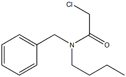 N-BENZYL-N-BUTYL-2-CHLOROACETAMIDE 结构式