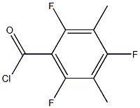 2,4,6-Trifluoro-3,5-dimethylbenzoyl chloride 结构式