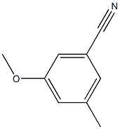 3-甲氧基-5-氰基甲苯 结构式