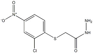 2-[(2-chloro-4-nitrophenyl)thio]ethanohydrazide 结构式